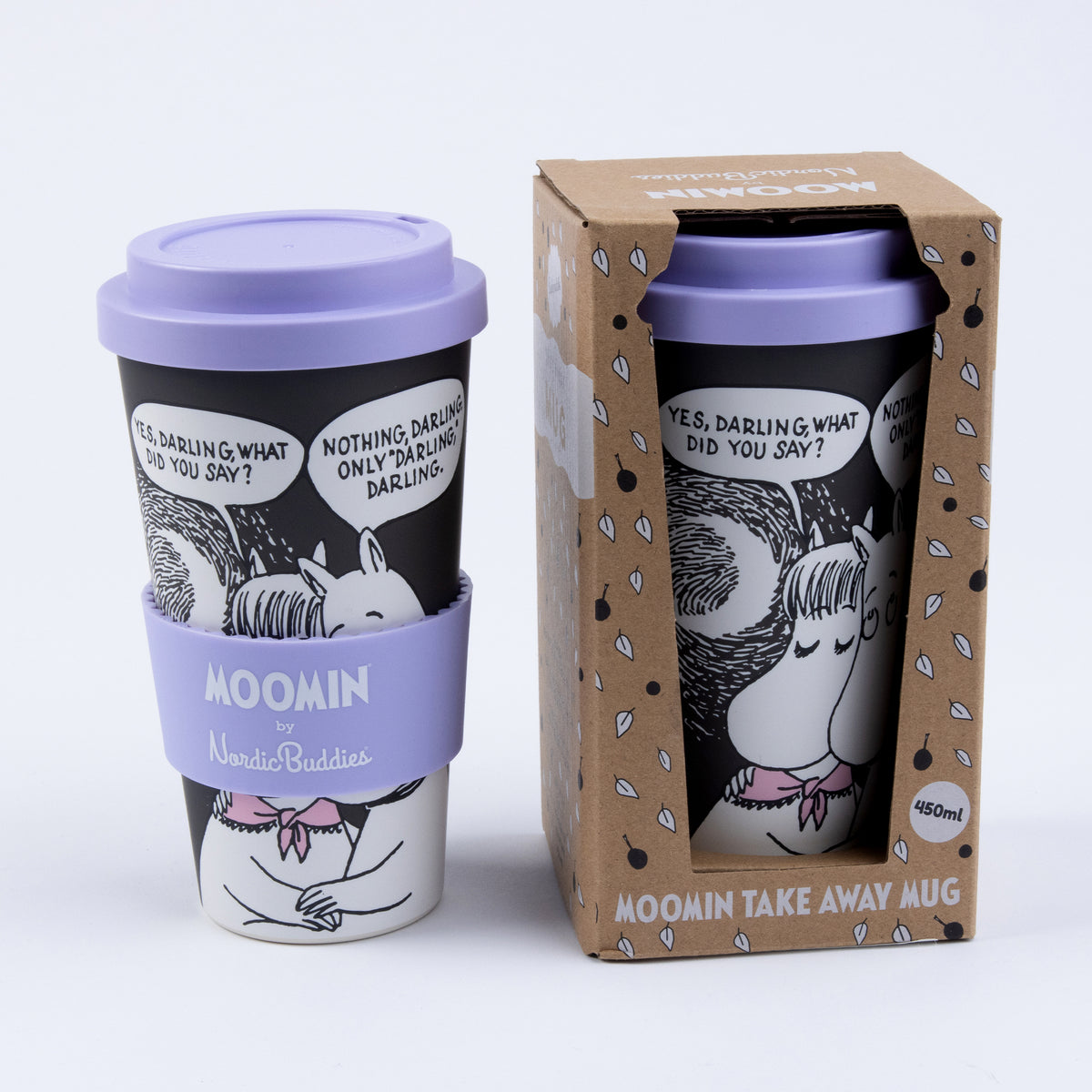 Take-away Muumimuki: Rakkaus, Musta (0.45L)