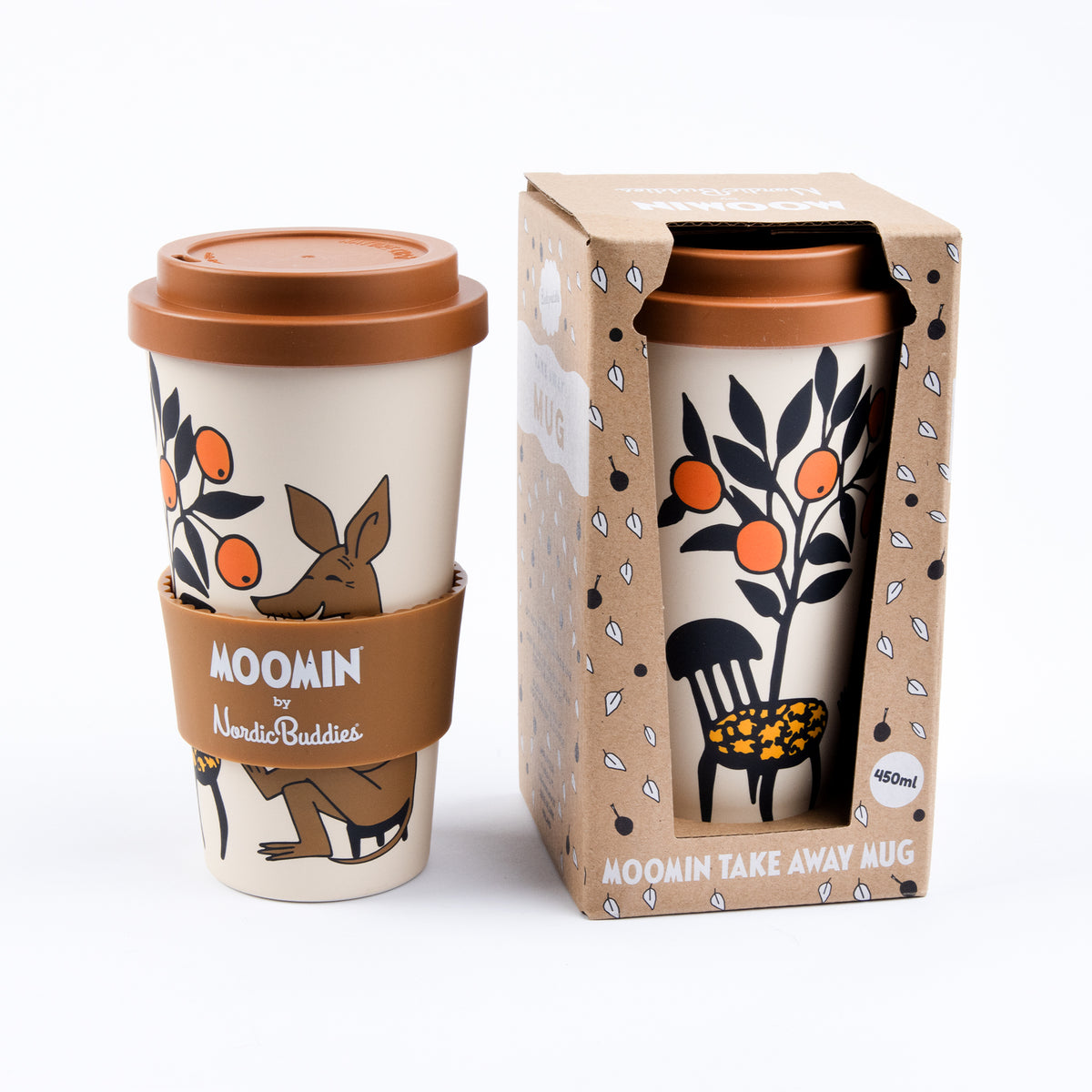 Take-away Muumimuki: Nipsun appelsiinit, Beige (0.45L)