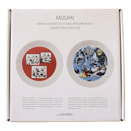 Muumi keräilylautaset: 5/10 Millenium ja roosa sarjakuva (2018)